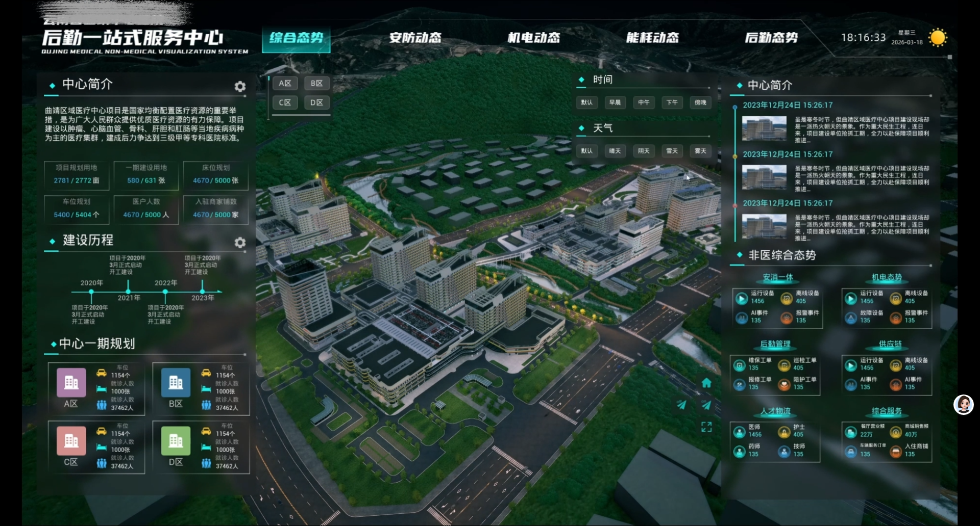 Smart Park Management Platform for a Medical Center in Qujing, Yunnan Province project image 1