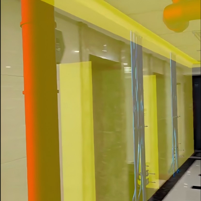 AR Augmented Reality In-Wall Pipeline Visualization System